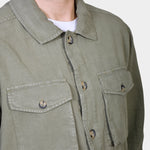 OVERSHIRT COTTON LYOCELL - Green - Hugo Sthlm