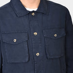 OVERSHIRT COTTON LYOCELL - Navy - Hugo Sthlm