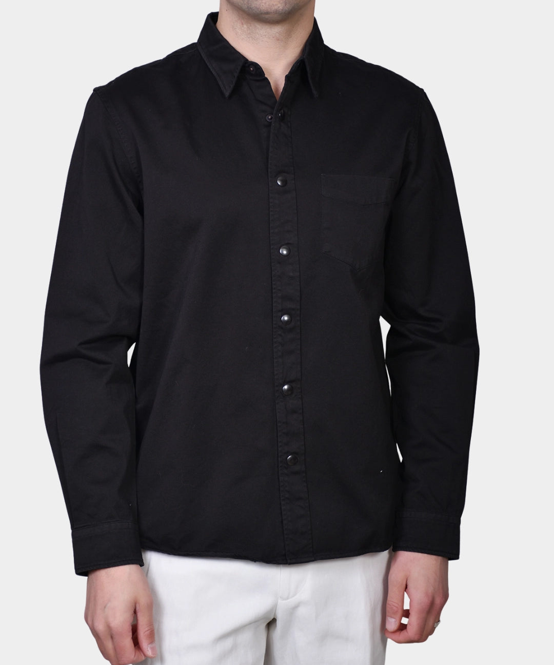 Overshirt Twill - Black - Hugo Sthlm