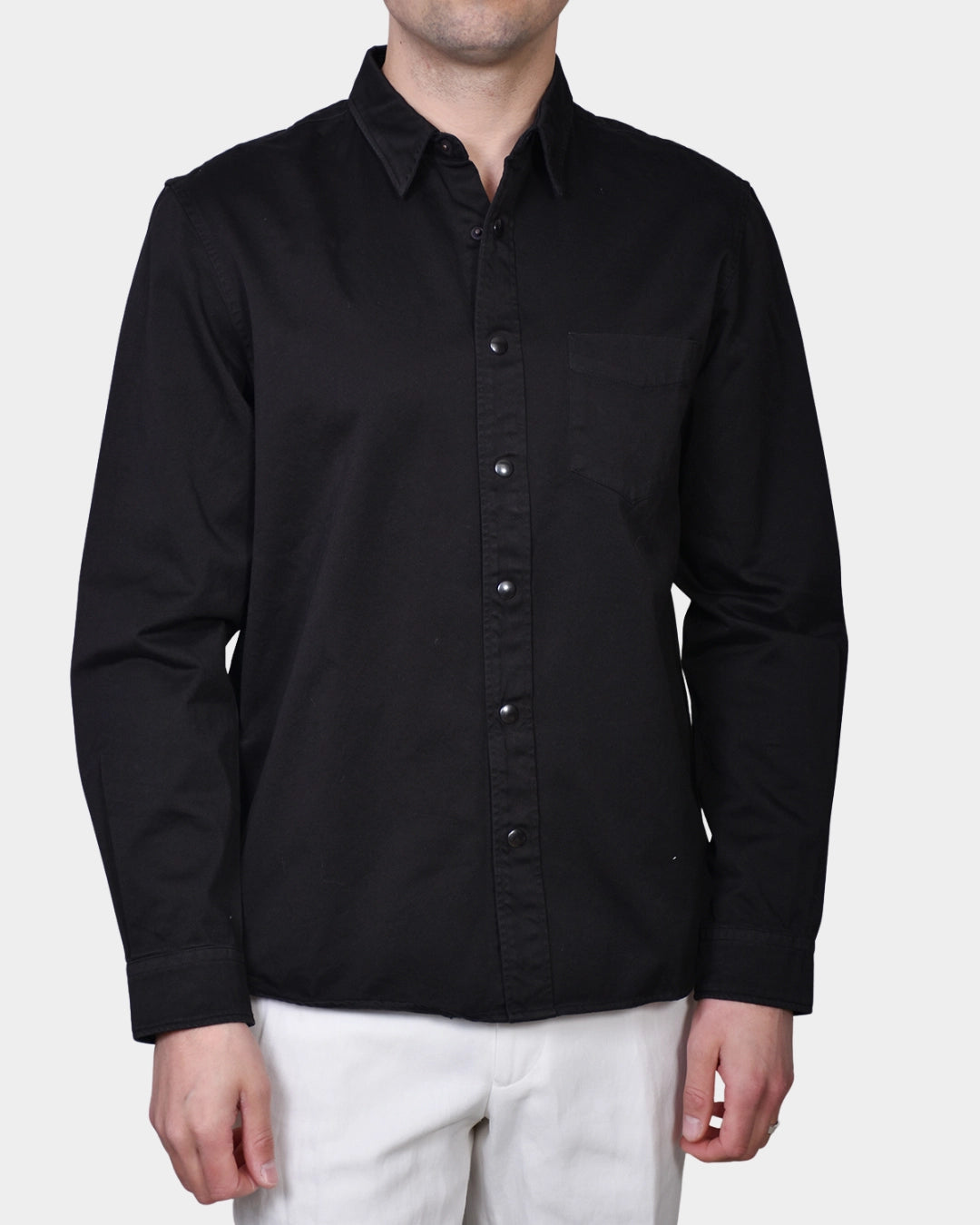 Overshirt Twill - Black - Hugo Sthlm