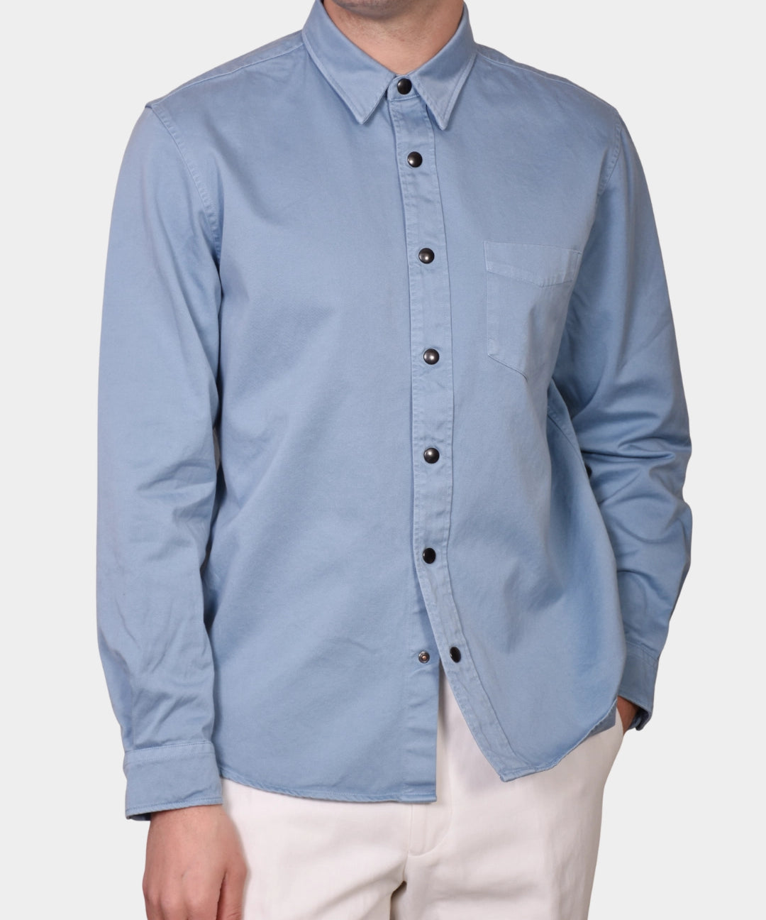 Overshirt Twill - Light Blue - Hugo Sthlm