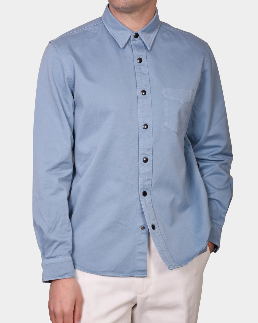 Overshirt Twill - Light Blue - Hugo Sthlm