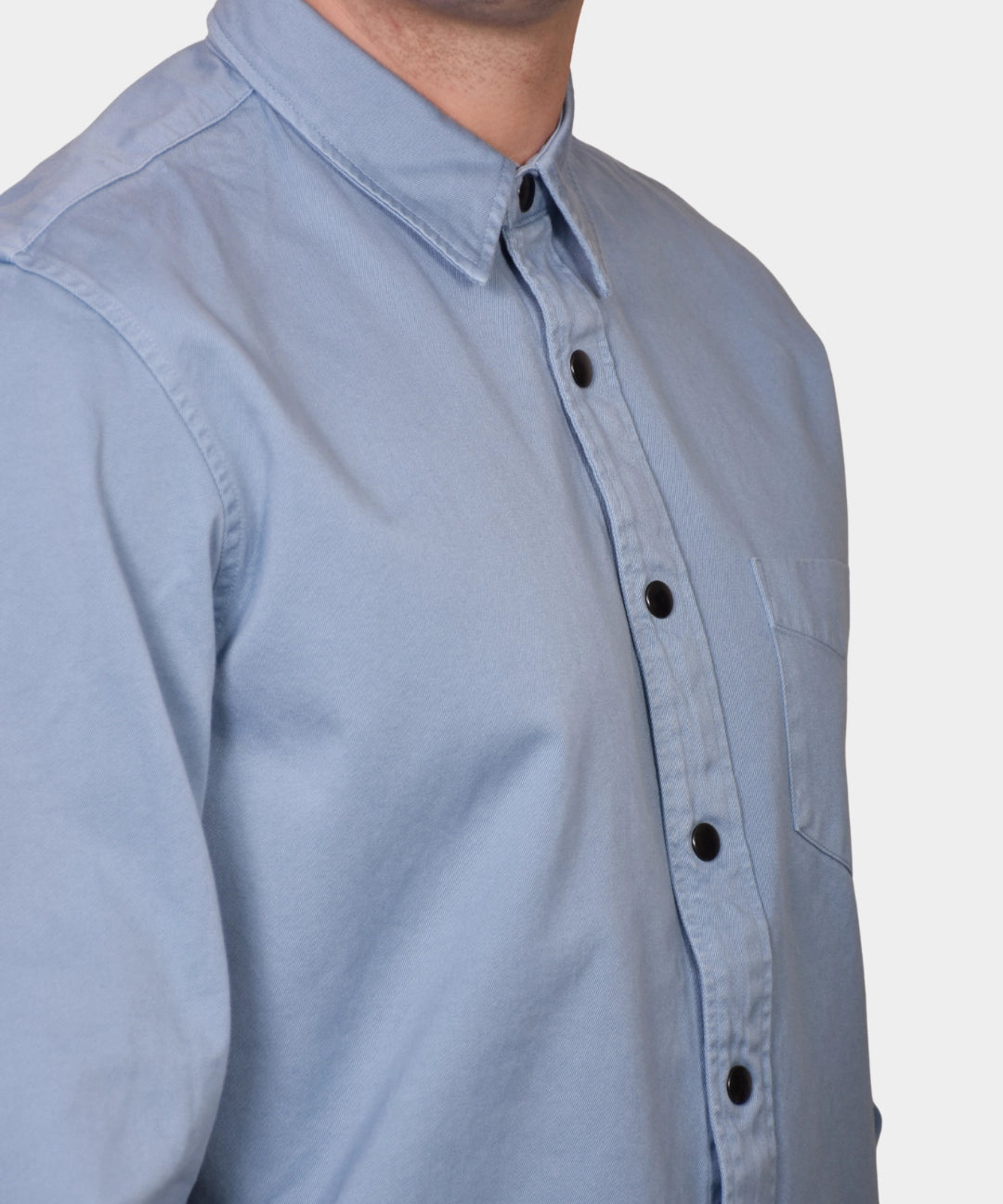 Overshirt Twill - Light Blue - Hugo Sthlm