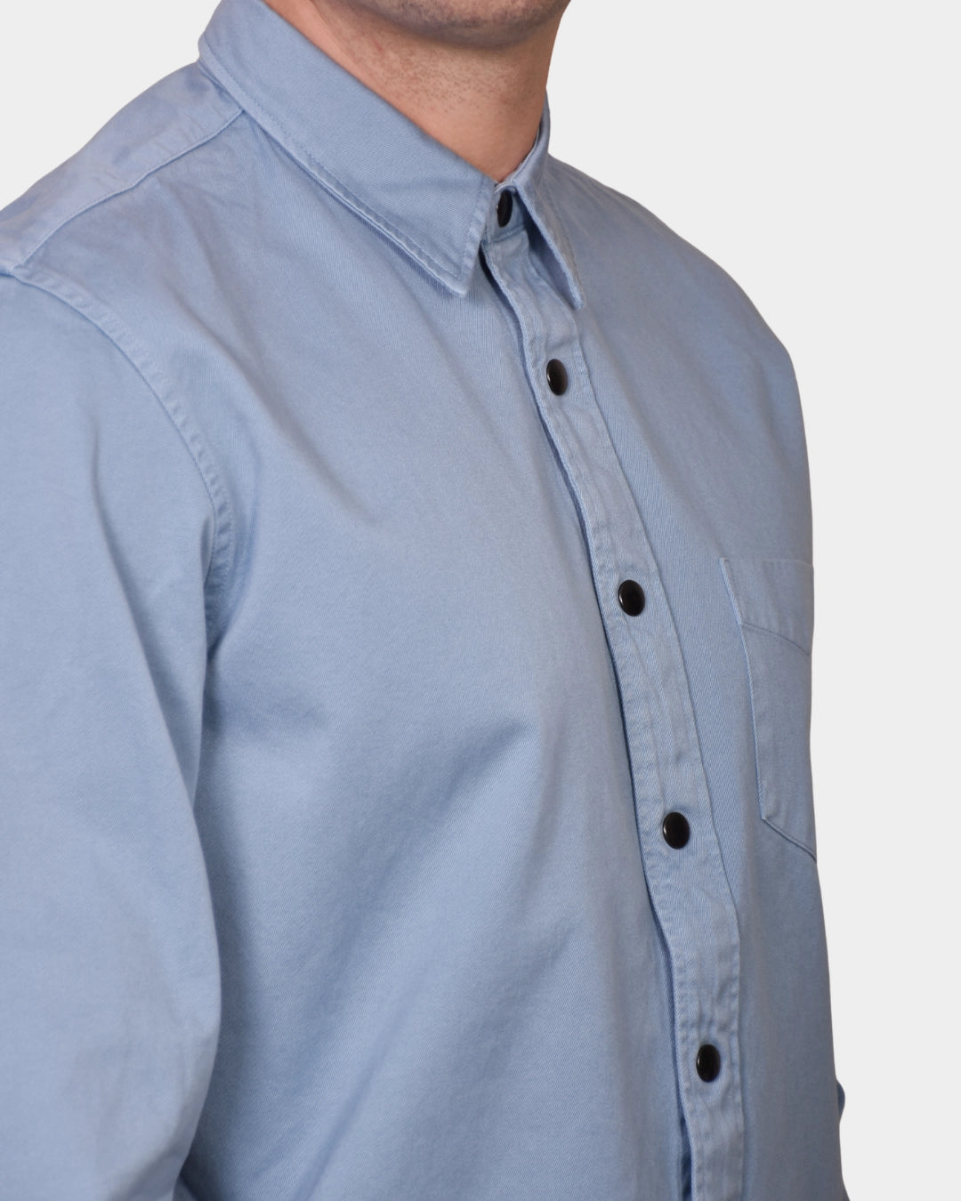 Overshirt Twill - Light Blue - Hugo Sthlm