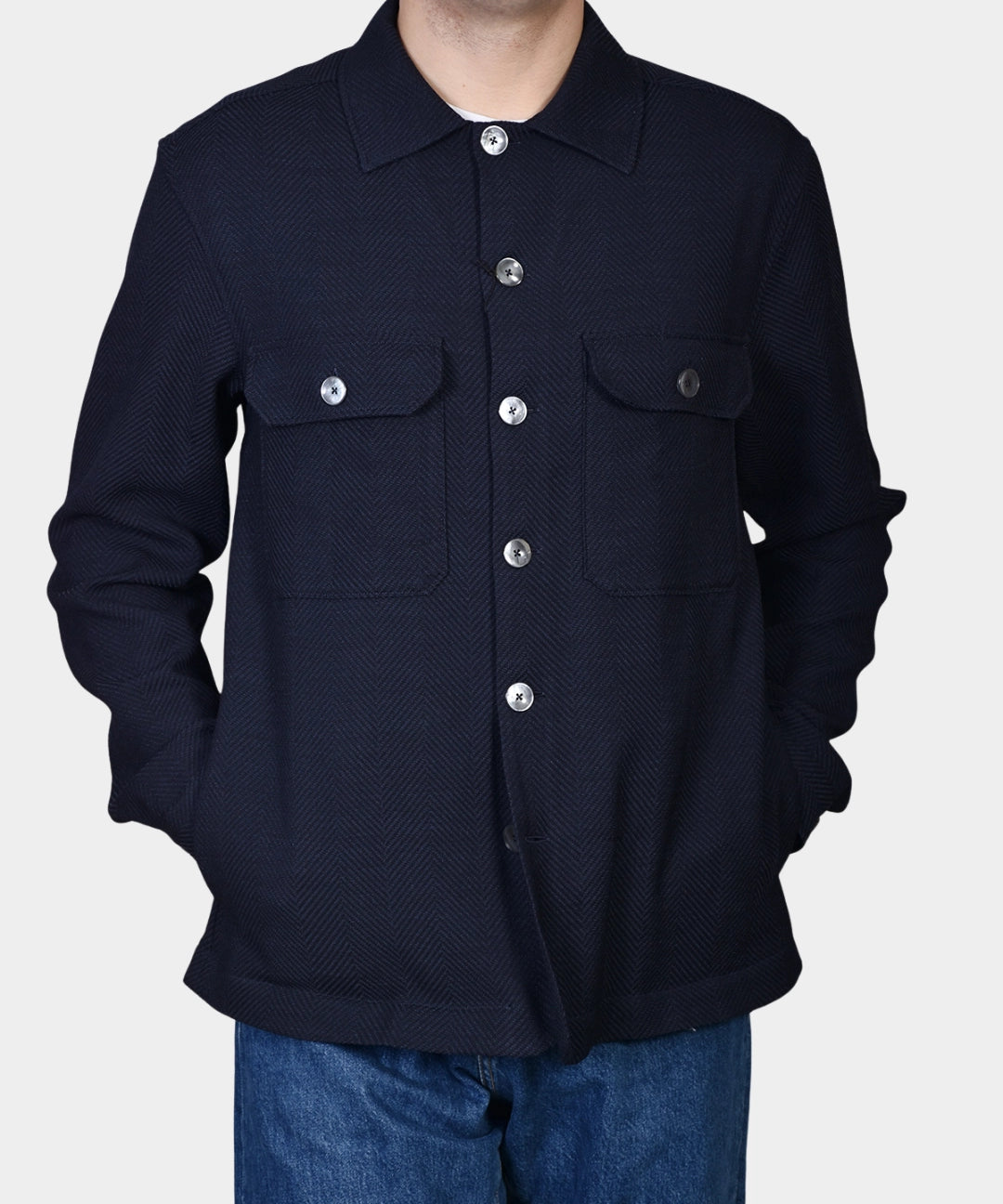 Overshirt Unfold - Navy - Hugo Sthlm