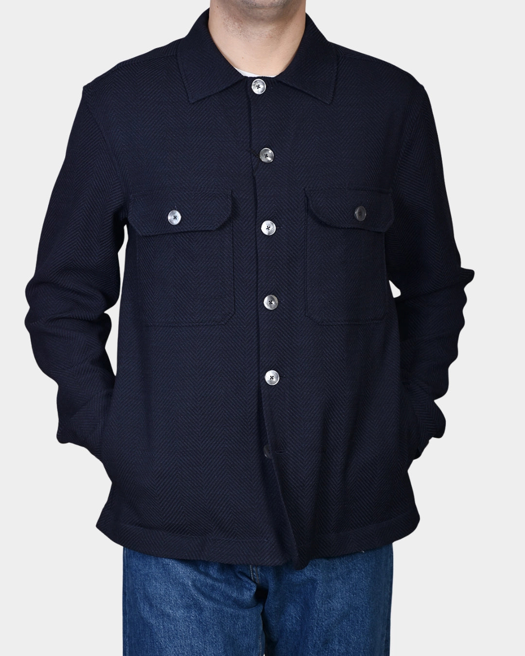 Overshirt Unfold - Navy - Hugo Sthlm