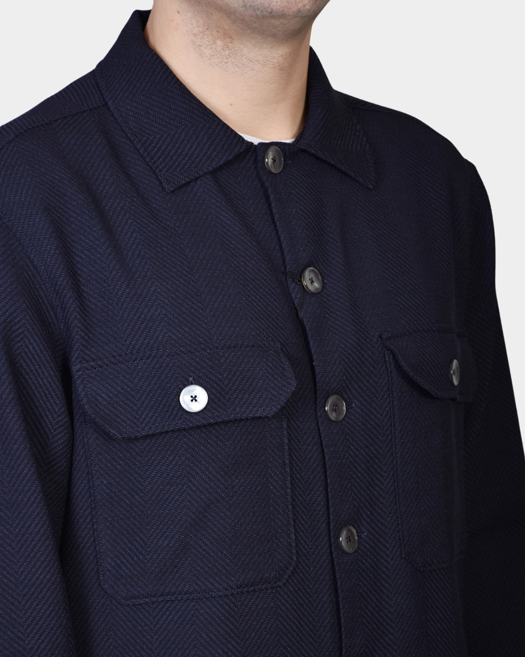 Overshirt Unfold - Navy - Hugo Sthlm