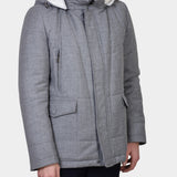 Padded Loro Piana Jacket - Grey - Hugo Sthlm