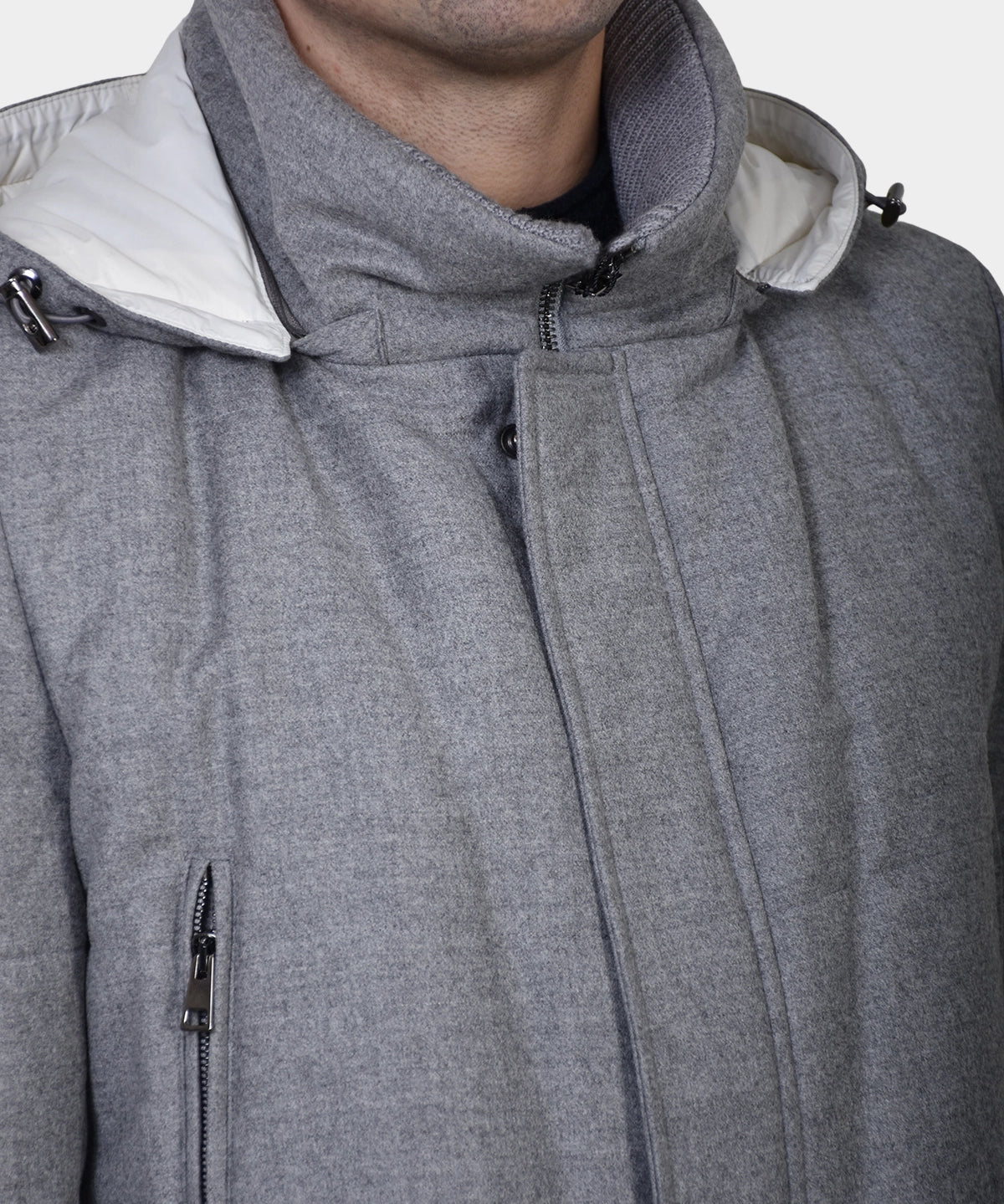 Padded Loro Piana Jacket - Grey - Hugo Sthlm
