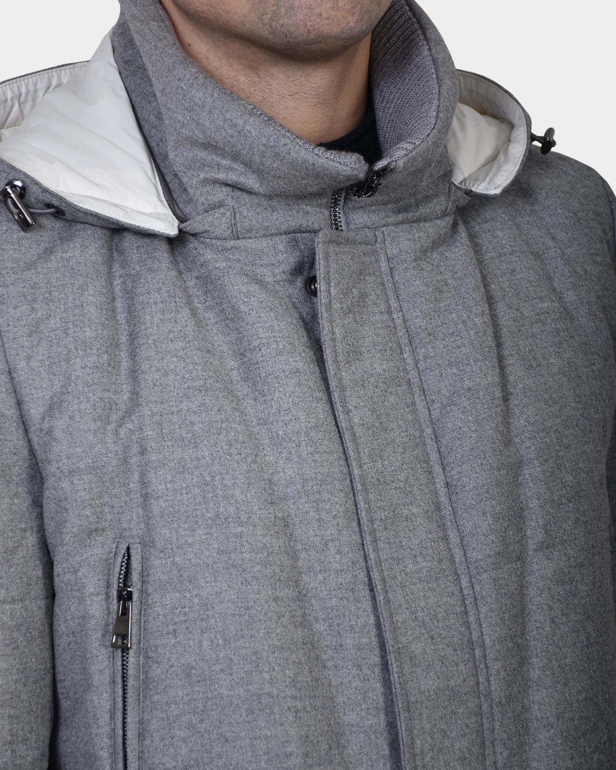 Padded Loro Piana Jacket - Grey - Hugo Sthlm