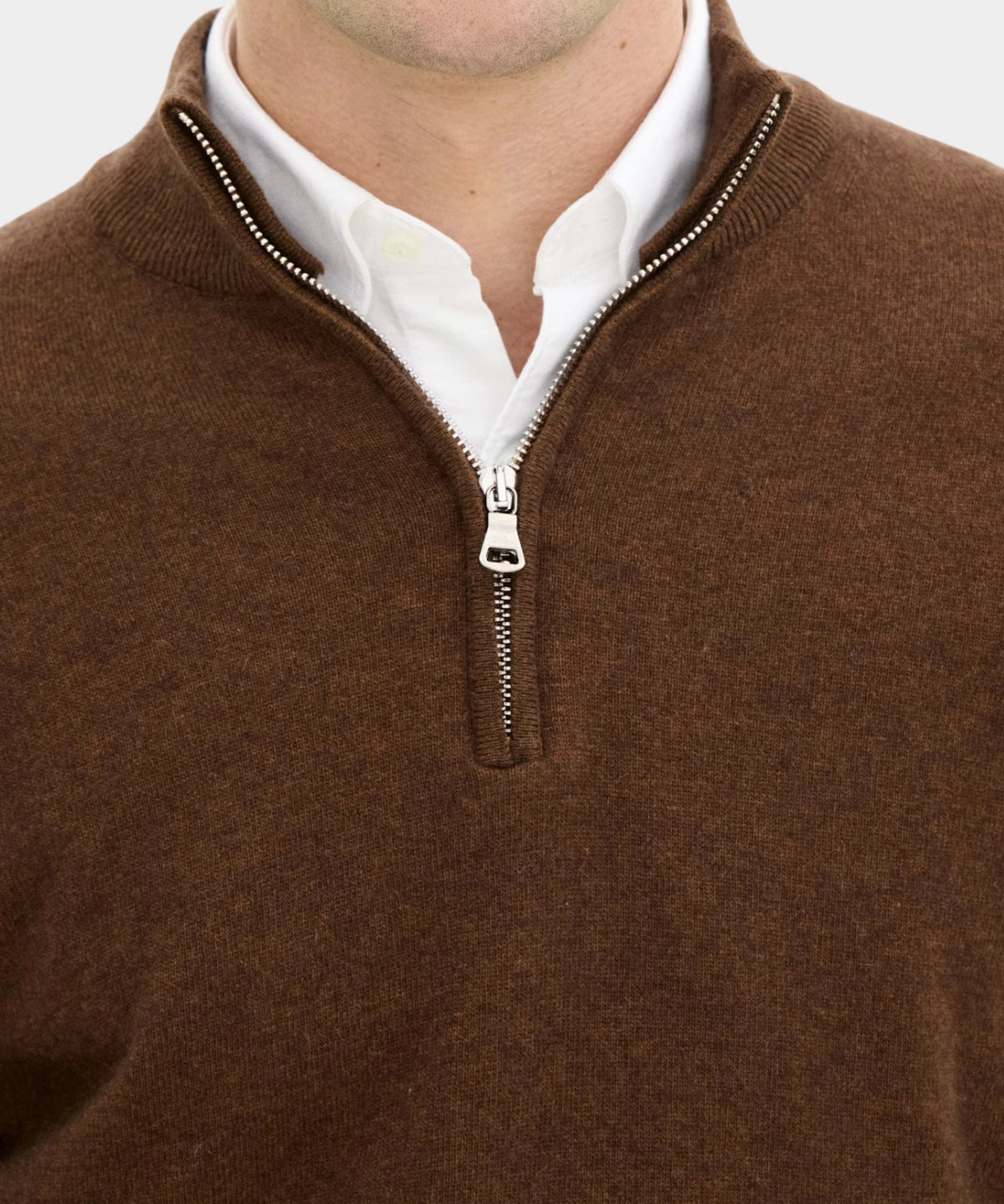 Patton Half Zip - Brown - Hugo Sthlm