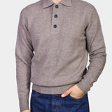 Polo Boucle Wool Blend - Beige