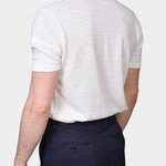 Polo Button Linen Blend - Ecru - Hugo Sthlm