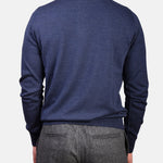 Polo Neck 12 GG Merino - Denim Blue - Hugo Sthlm