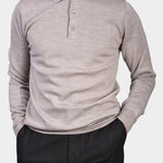 Polo Neck 12 GG Merino - Beige - Hugo Sthlm