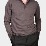 Polo Neck 12 GG Merino - Brown - Hugo Sthlm