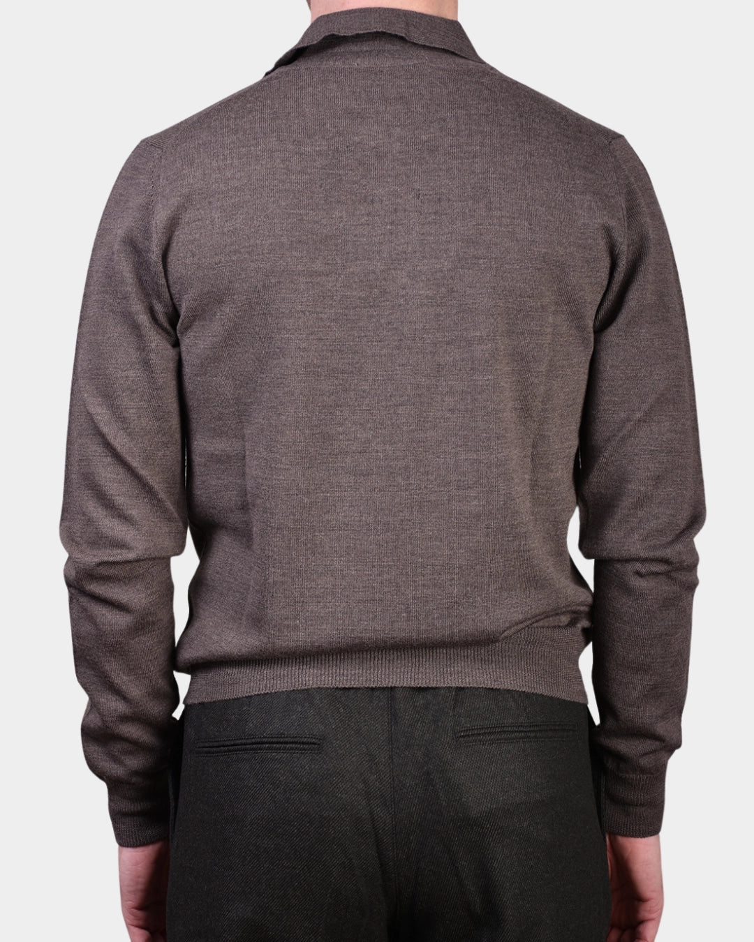 Polo Neck 12 GG Merino - Brown - Hugo Sthlm