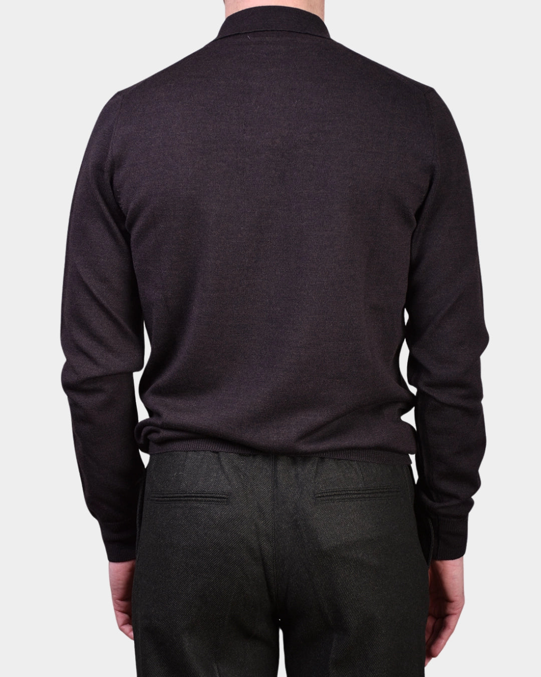 Polo Neck 12 GG Merino - Choclate - Hugo Sthlm