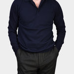 Polo Neck 12 GG Merino - Navy - Hugo Sthlm