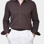 Polo Shirt Pique - Moka - Hugo Sthlm