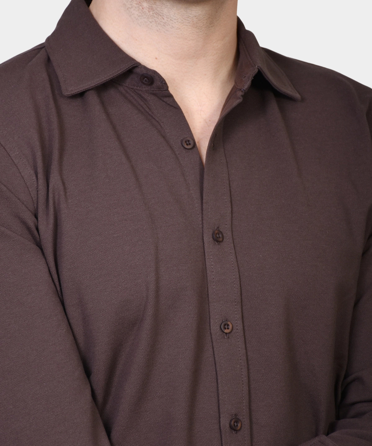 Polo Shirt Pique - Moka - Hugo Sthlm