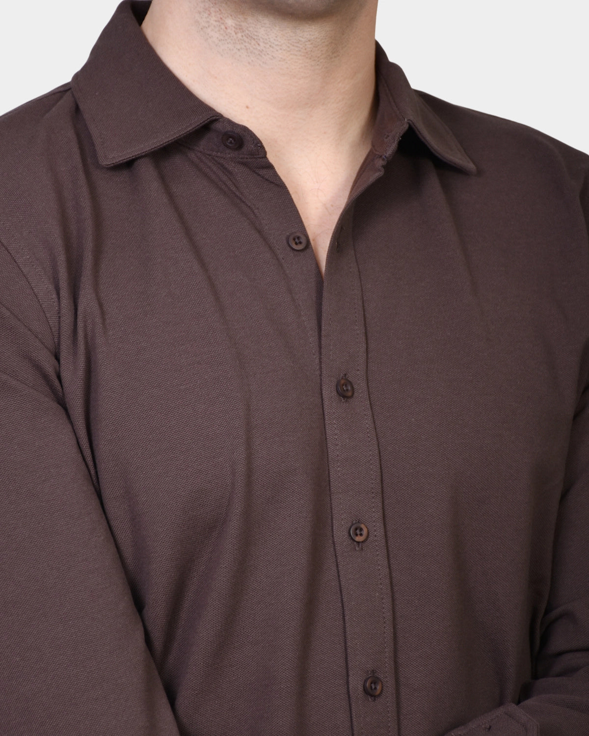 Polo Shirt Pique - Moka - Hugo Sthlm
