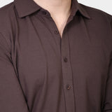 Polo Shirt Pique - Moka - Hugo Sthlm