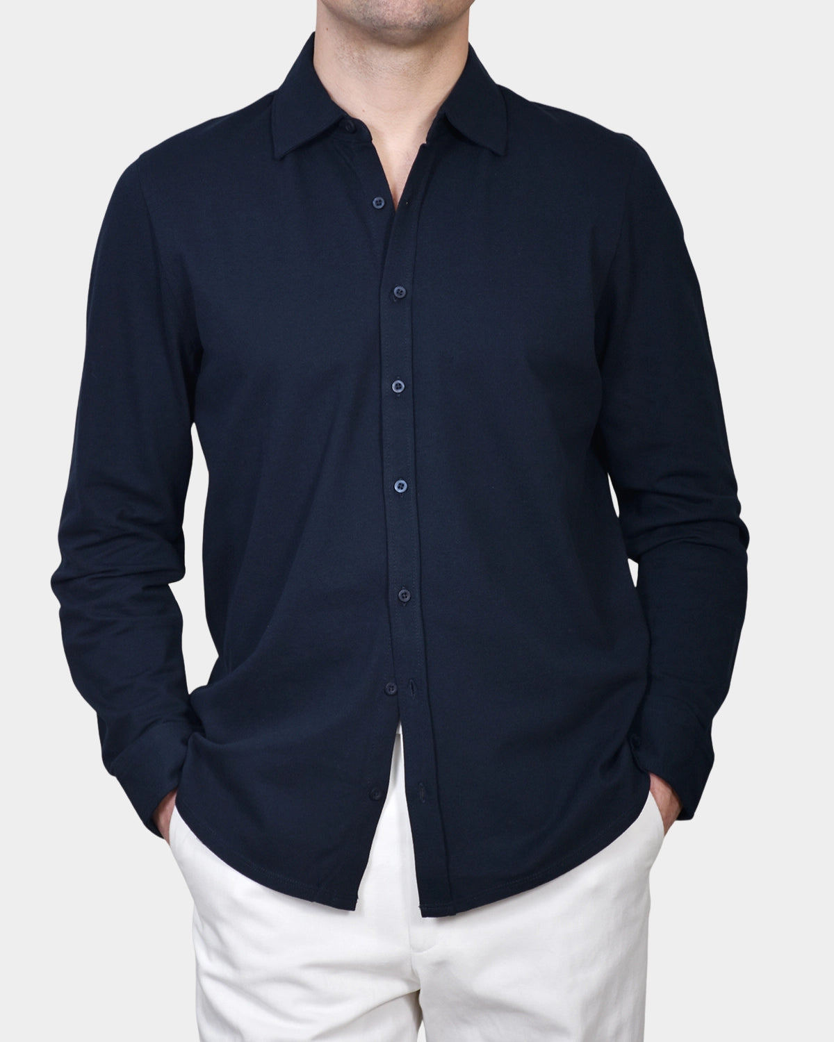 Polo Shirt Pique - Navy - Hugo Sthlm