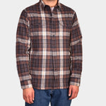 Post Man Shirt Heavy Flannel - Brown - Hugo Sthlm