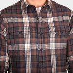 Post Man Shirt Heavy Flannel - Brown - Hugo Sthlm