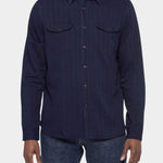 Post Man Shirt Herringbone - Dark Blue - Hugo Sthlm
