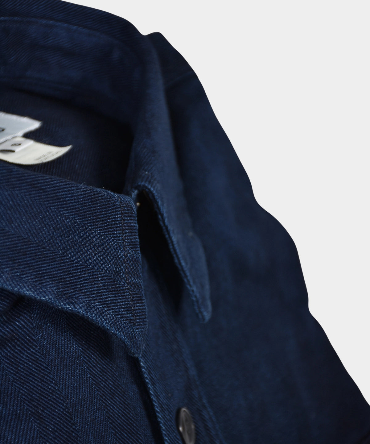 Post Man Shirt Herringbone - Dark Blue - Hugo Sthlm