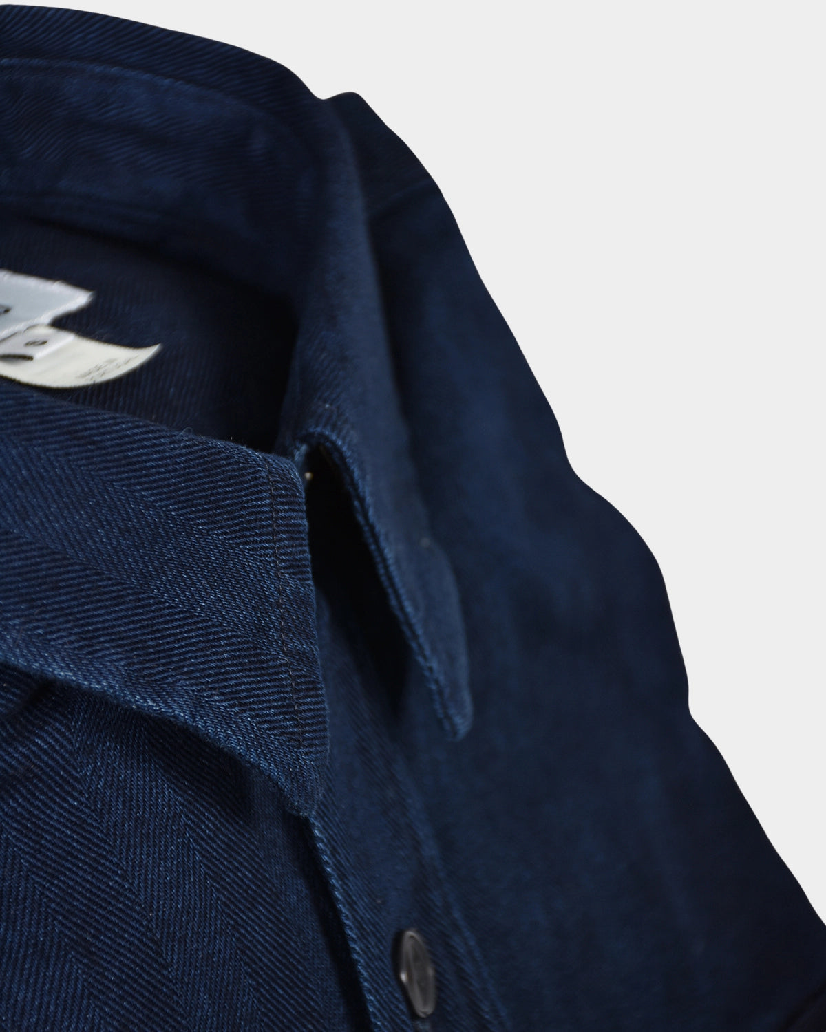 Post Man Shirt Herringbone - Dark Blue - Hugo Sthlm