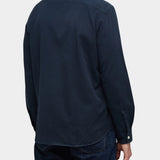 Postman Shirt Solid Twill - Dark Blue