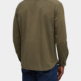 Postman Shirt Solid Twill - Olive Night