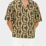 Reg Fit Cuban SS Tile Print - Tile Print - Hugo Sthlm