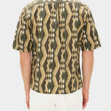 Reg Fit Cuban SS Tile Print - Tile Print - Hugo Sthlm
