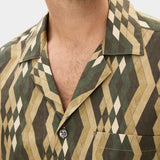 Reg Fit Cuban SS Tile Print - Tile Print - Hugo Sthlm