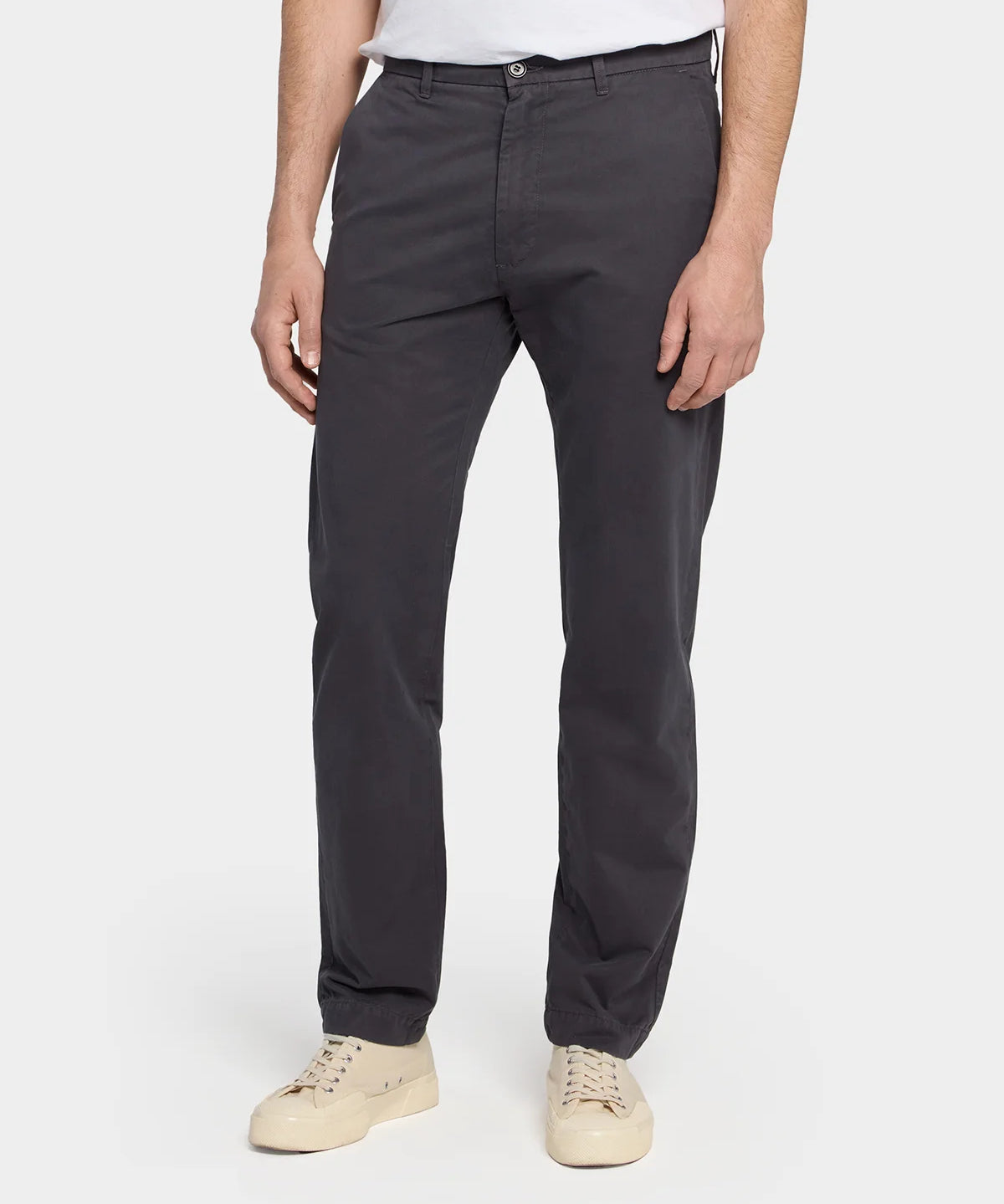 OFFICER PANTS DOUBLE TWISTED TWILL - Anthracite - Hugo Sthlm