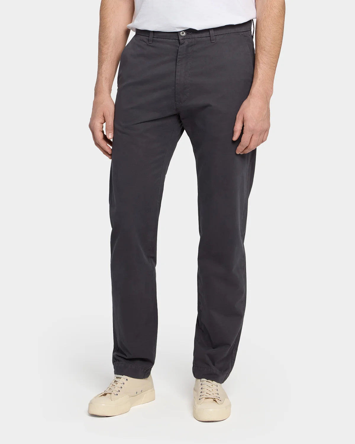 OFFICER PANTS DOUBLE TWISTED TWILL - Anthracite - Hugo Sthlm