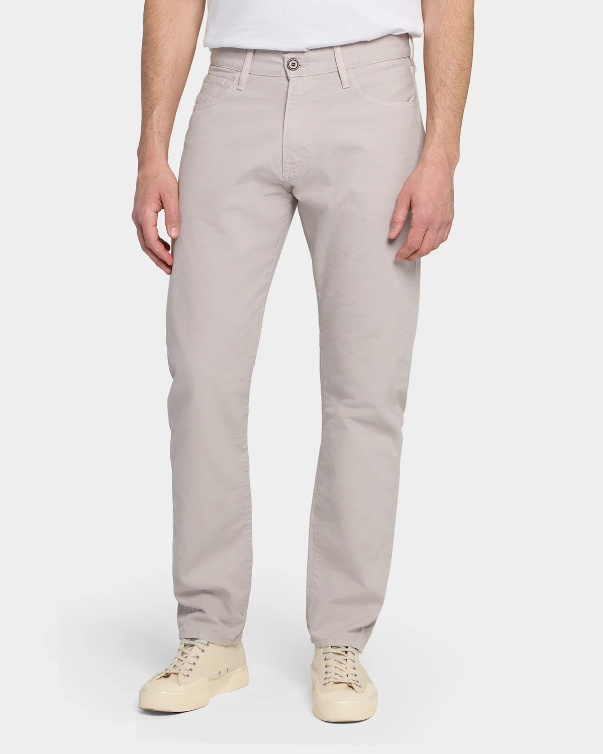 Relaxed 5 Pocket Lt Canvas - Taupe - Hugo Sthlm