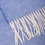 Scarf Lambswool Twill - Blue - Hugo Sthlm