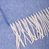 Scarf Lambswool Twill - Blue - Hugo Sthlm