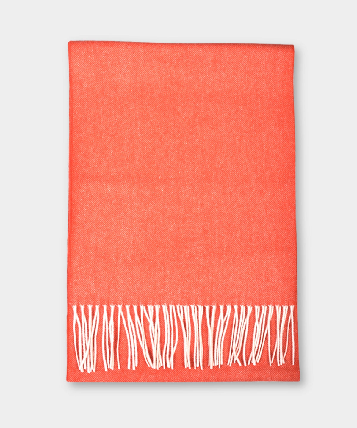 Scarf Lambswool Twill - Orange - Hugo Sthlm
