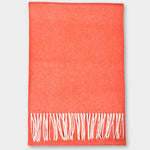 Scarf Lambswool Twill - Orange - Hugo Sthlm