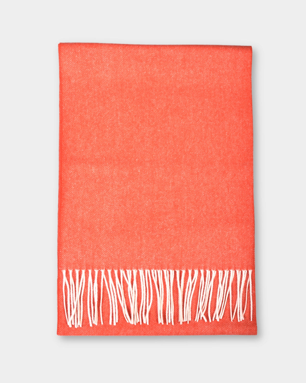 Scarf Lambswool Twill - Orange - Hugo Sthlm