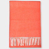 Scarf Lambswool Twill - Orange - Hugo Sthlm