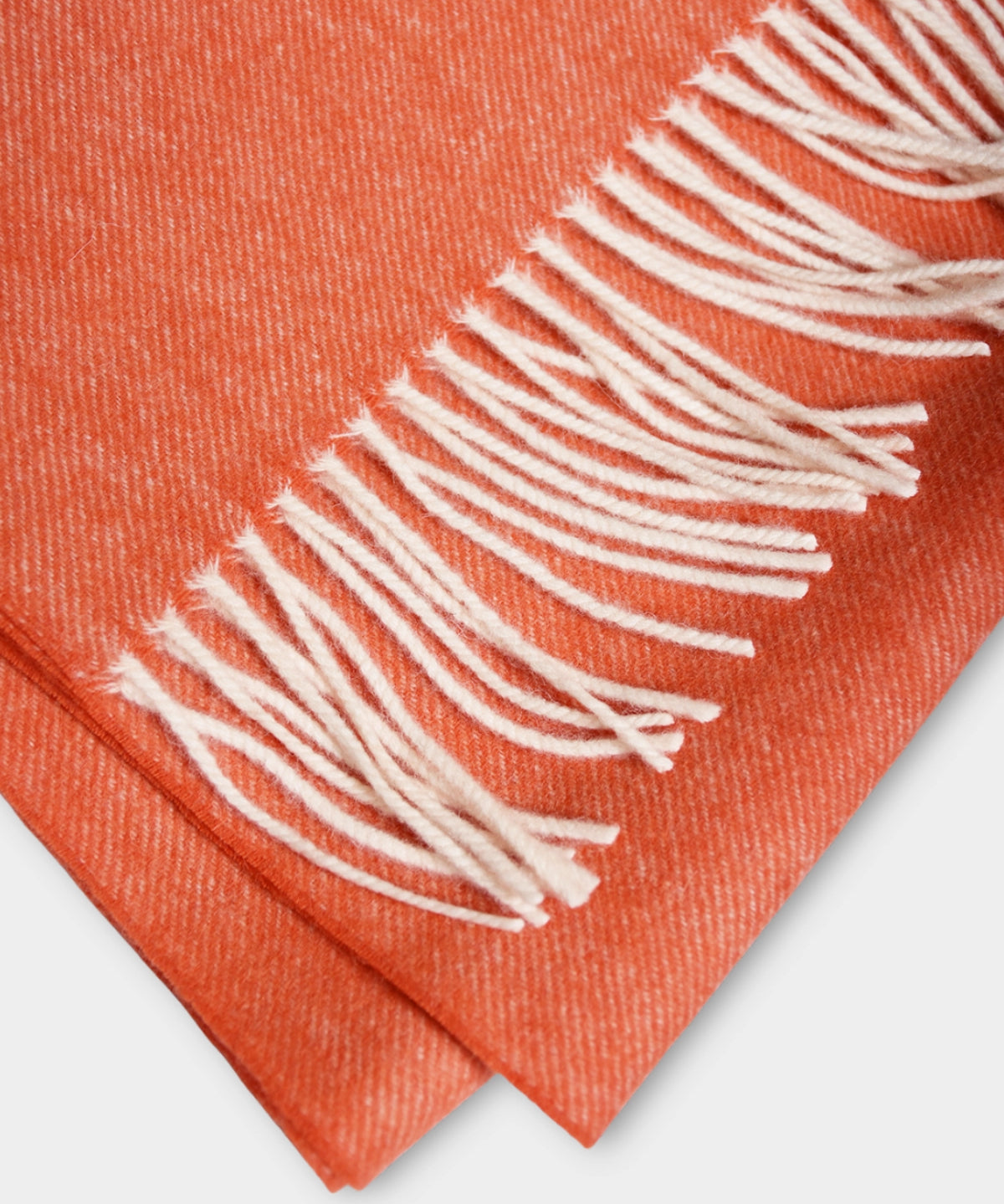 Scarf Lambswool Twill - Orange - Hugo Sthlm