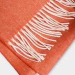 Scarf Lambswool Twill - Orange - Hugo Sthlm