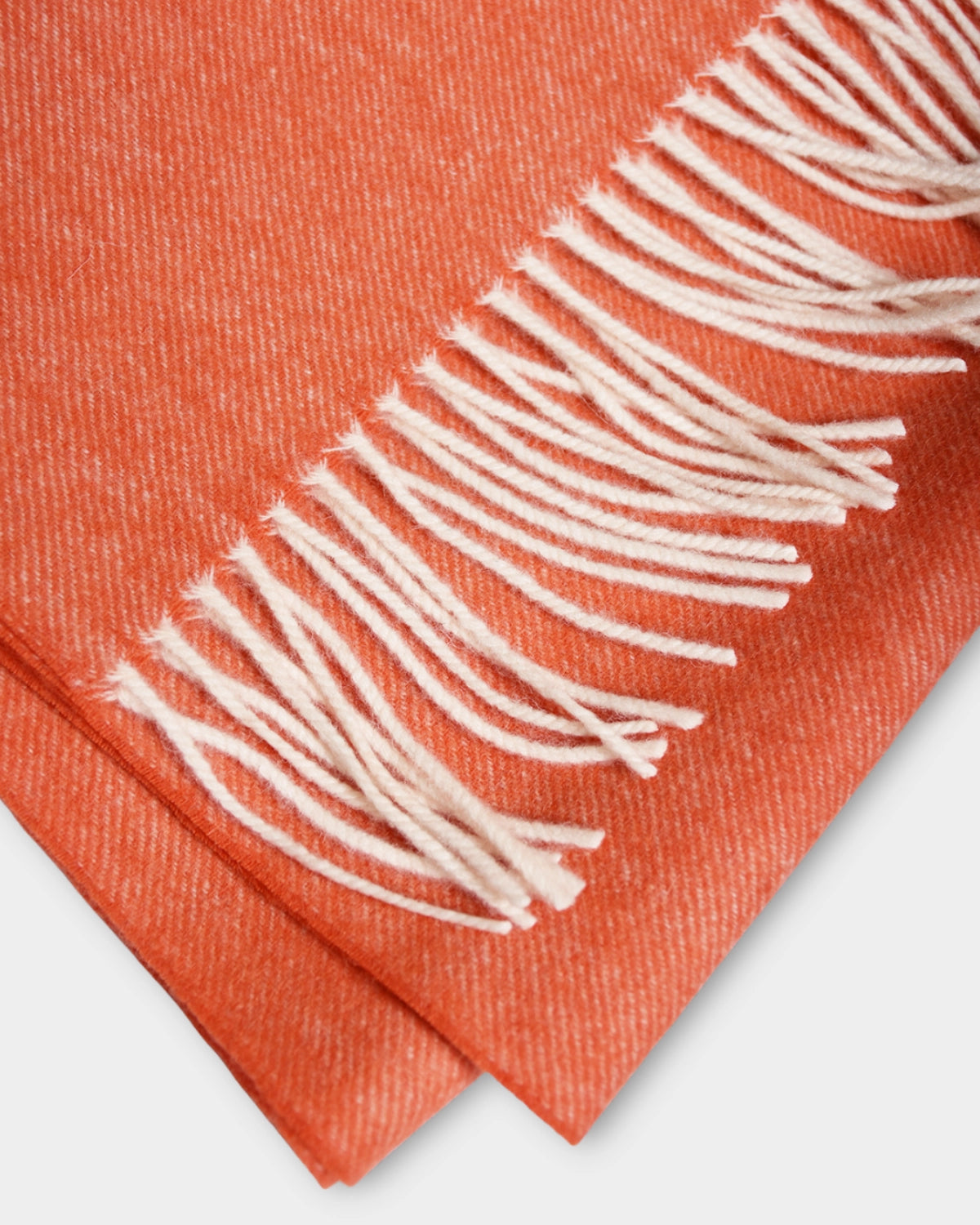 Scarf Lambswool Twill - Orange - Hugo Sthlm